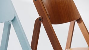 HAY Backflip Chair Solid Beech Moulded Plywood
