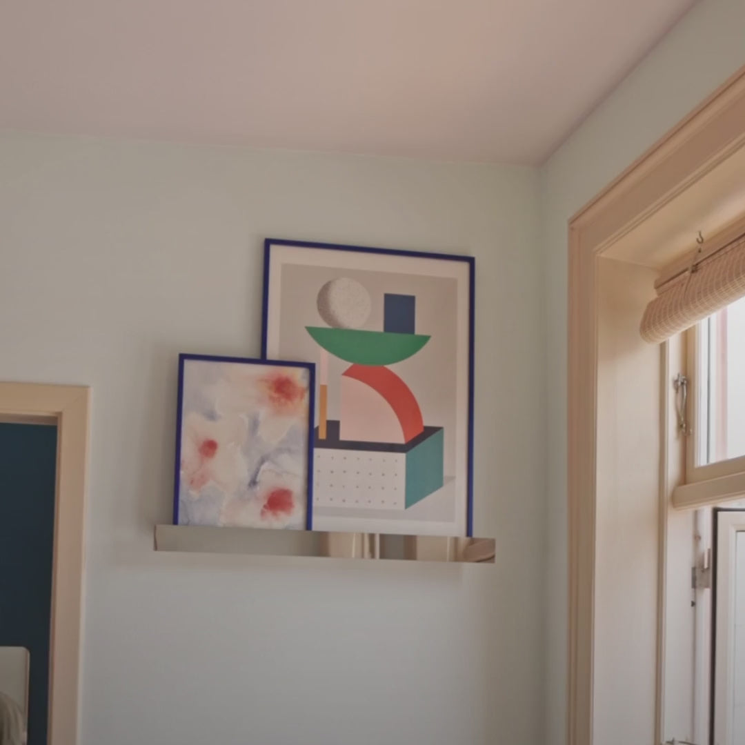 Paper Collective Floating Gallery Shelf Oak