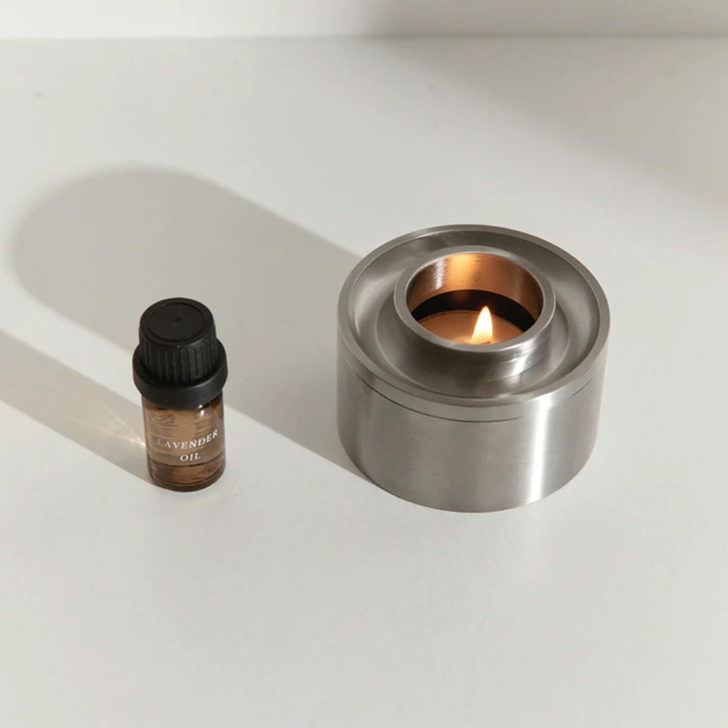 Addition Studio Asteroid Oil Burner - Stainless Steel – Arrival Hall