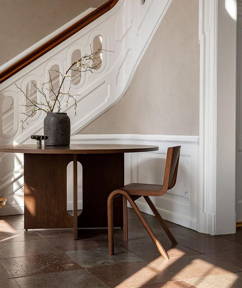 Menu Androgyn Dining Table 120cm Dark Stained Oak