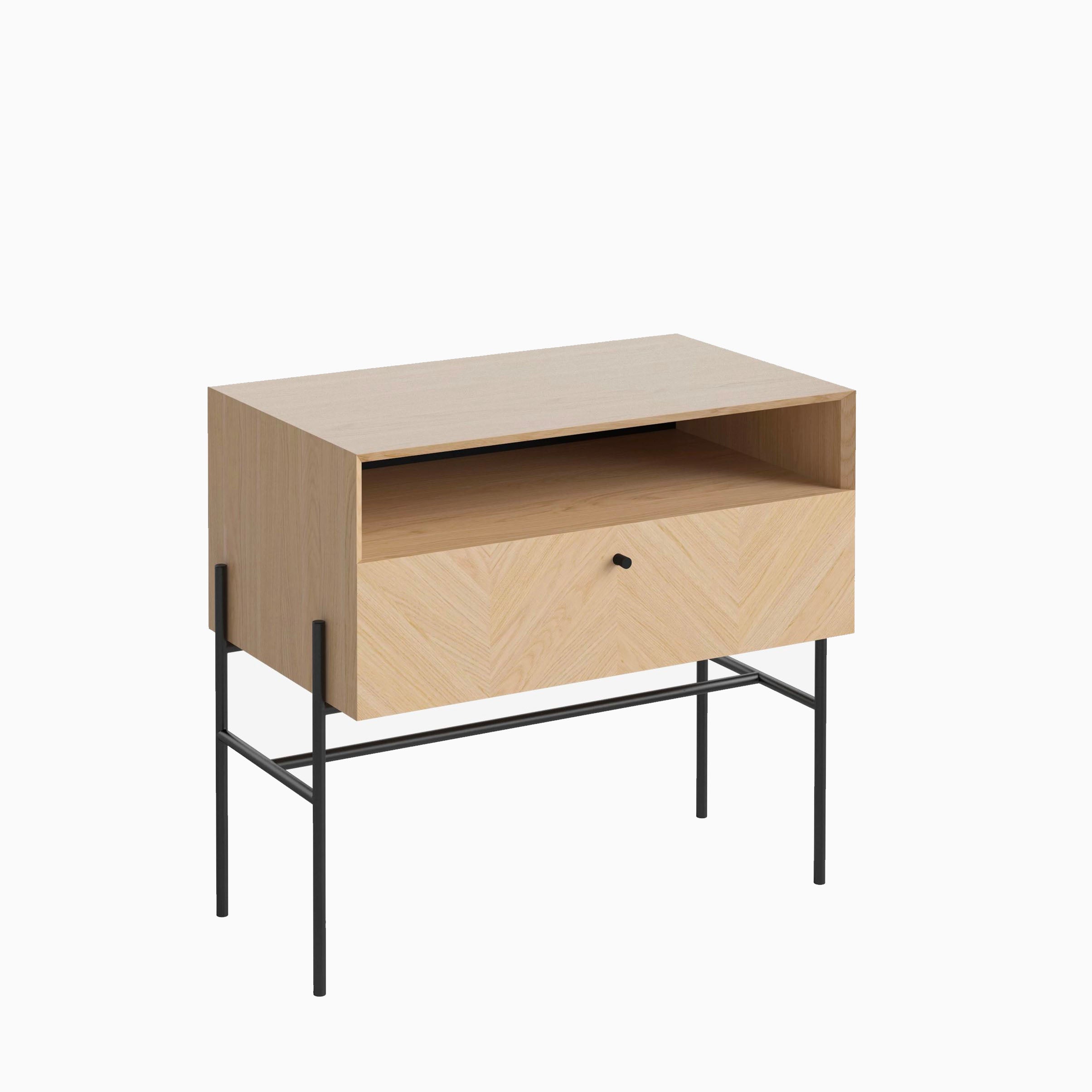 Bolia Luxe Drawer Low White Oiled Oak