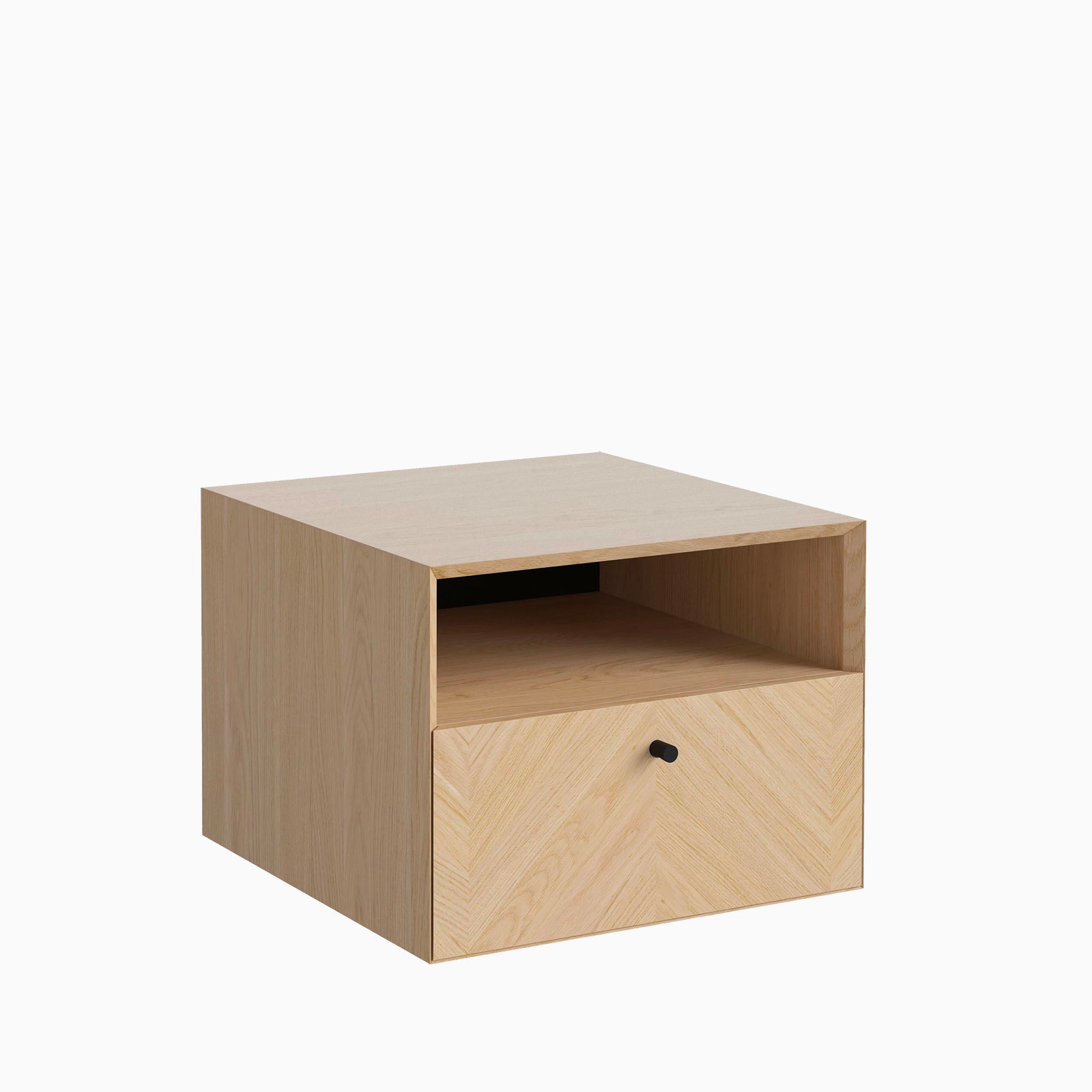 Bolia Luxe Drawer Wall Mounted White Oiled Oak