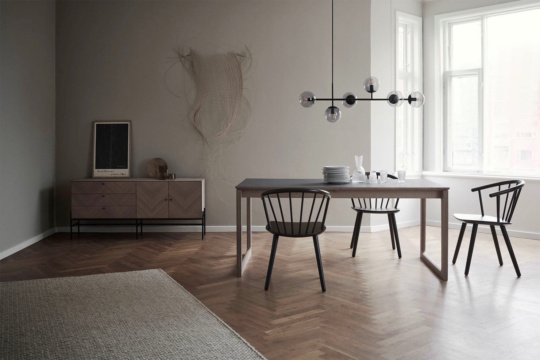 Bolia Orb Pendant Black