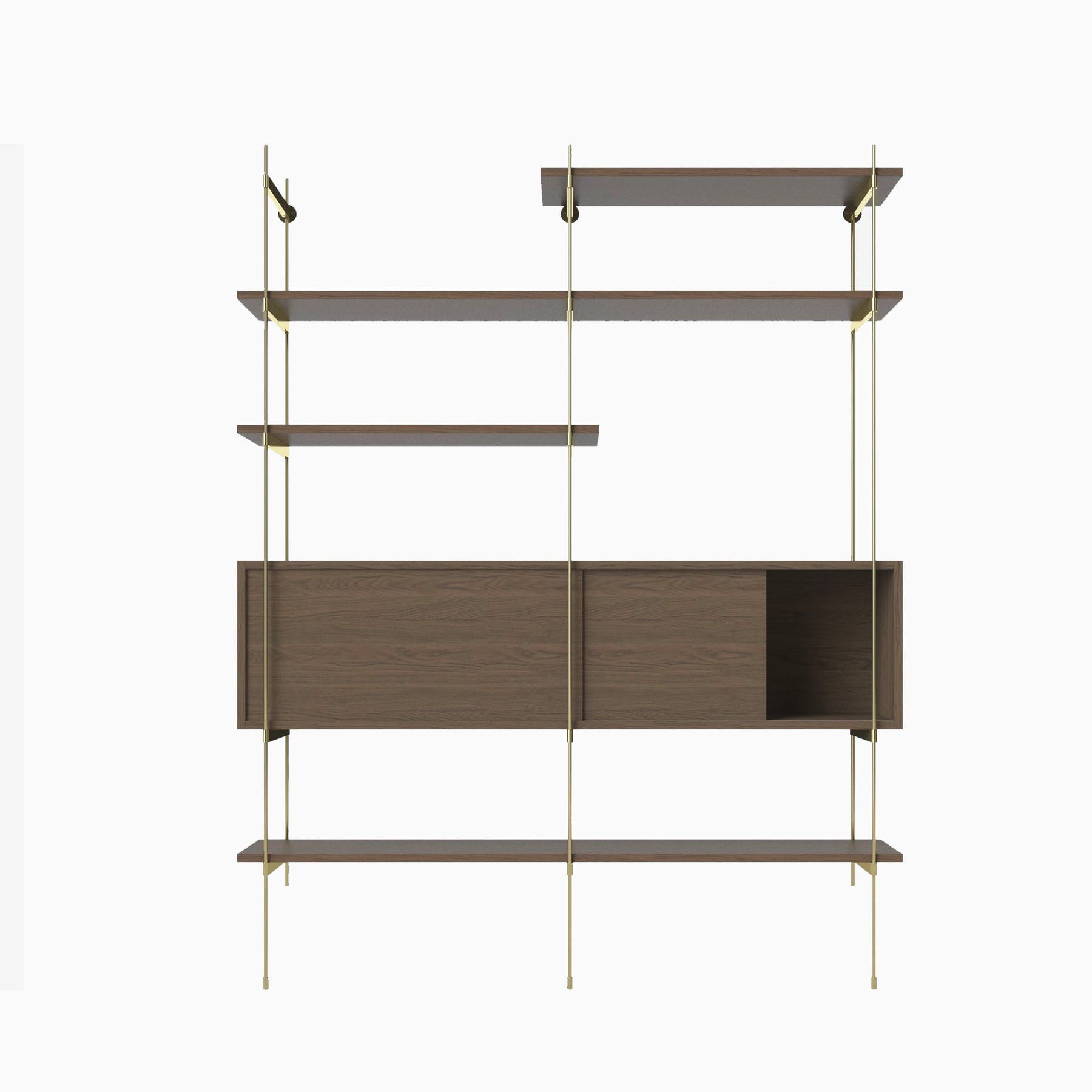 Bolia Rod Shelving System - Combination 6 with Doors – Arrival Hall