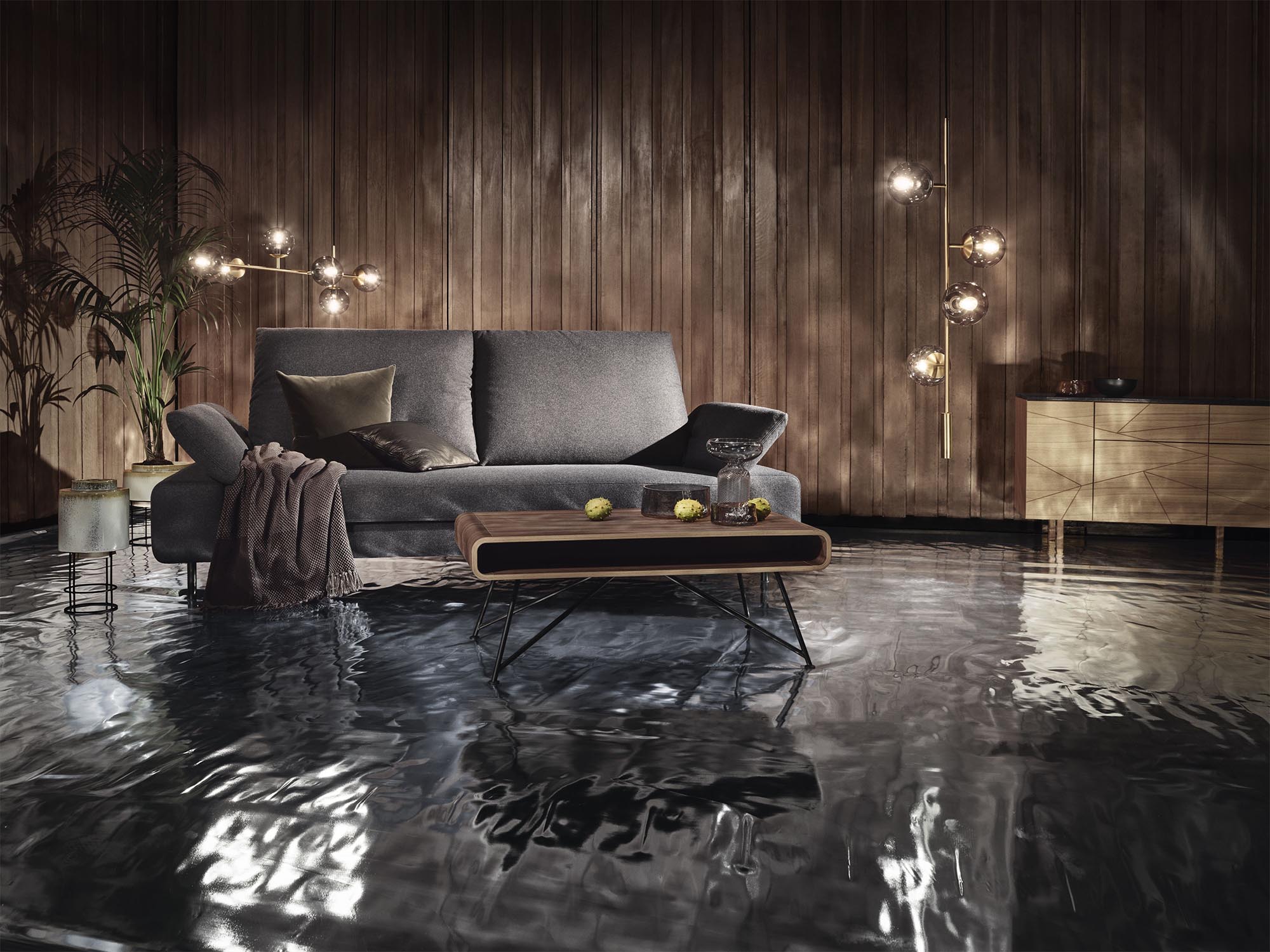 Bolia Orb Lounge Pendant Display