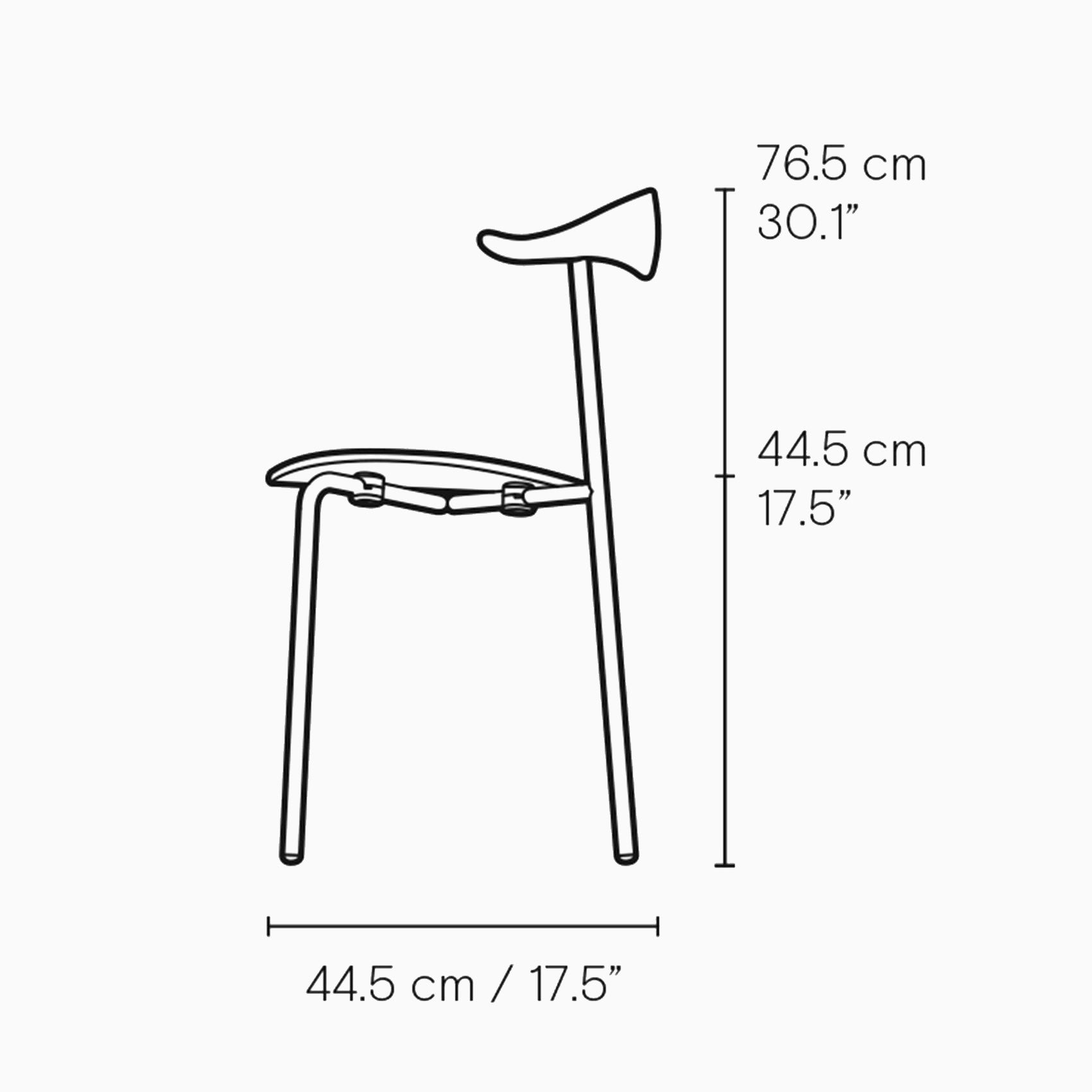 Carl Hansen & Son CH88 Chair Dimensions