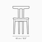 Carl Hansen & Son OW58 Dimensions