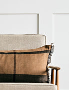 Ferm Living Dry Cushion Long - Sugar Kelp/Black