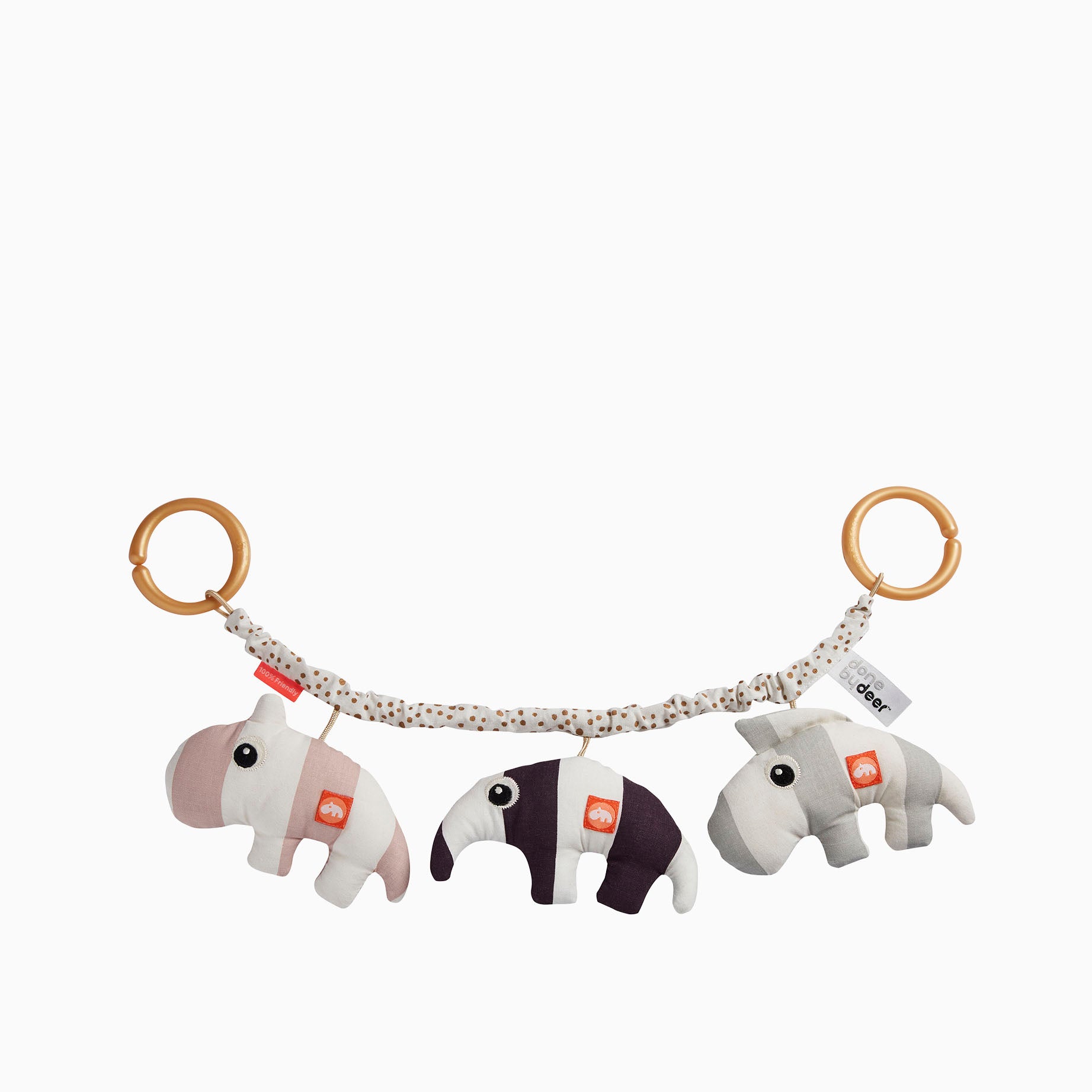 Done by Deer Pram Toy Deer Friends Powder