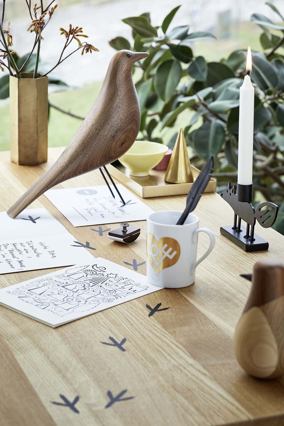 Eames House Bird Walnut