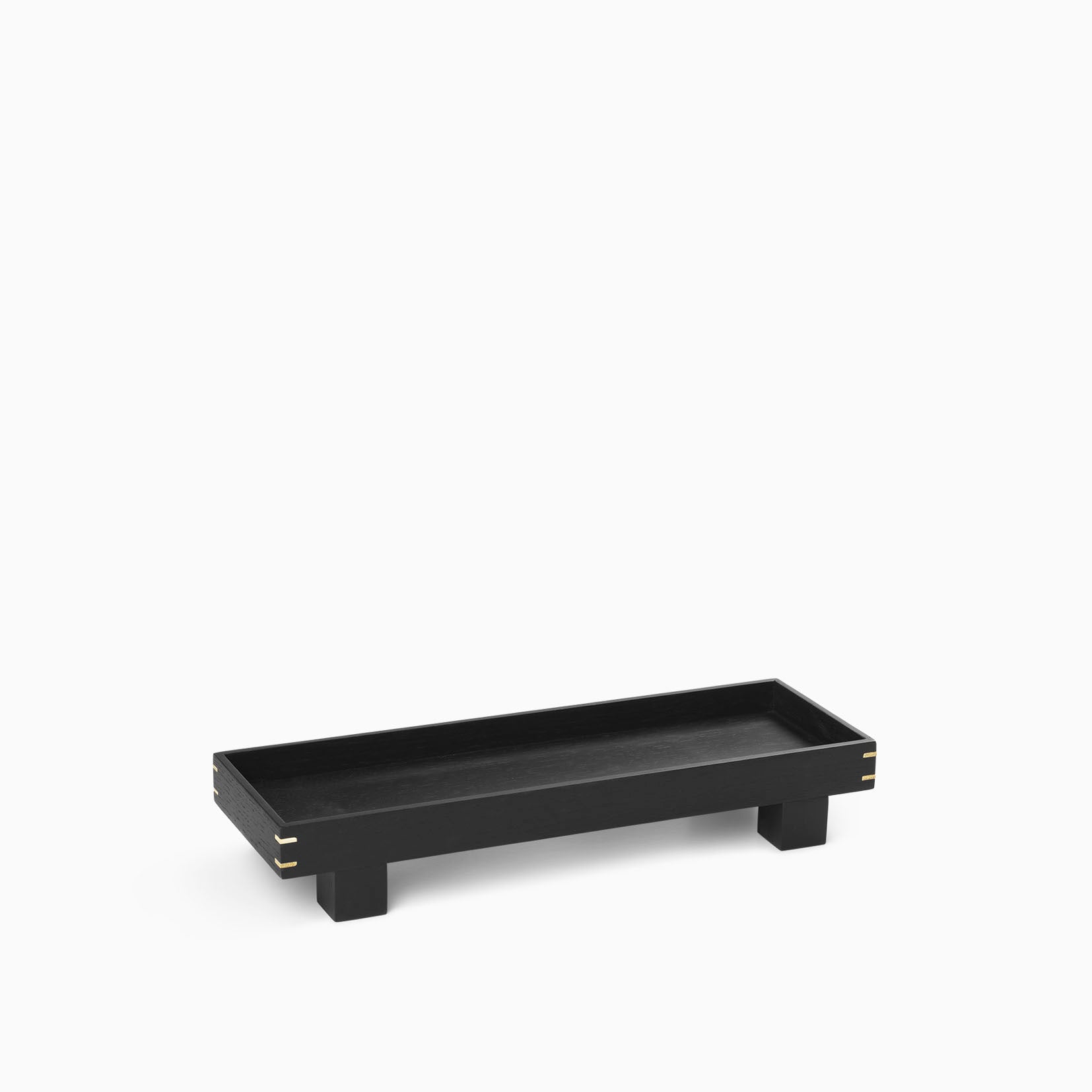 Ferm Living Bon Wooden Tray Extra Small Dark Stained Oak