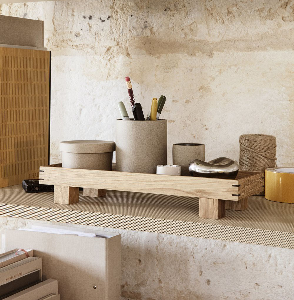 Ferm Living Bon Wooden Tray Extra Small Oak