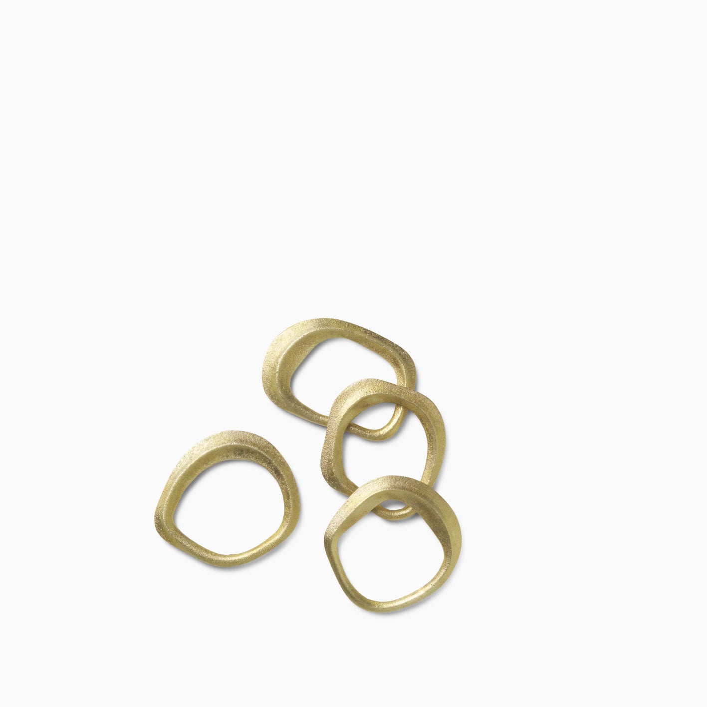 Ferm Living Flow Napkin Ring Brass