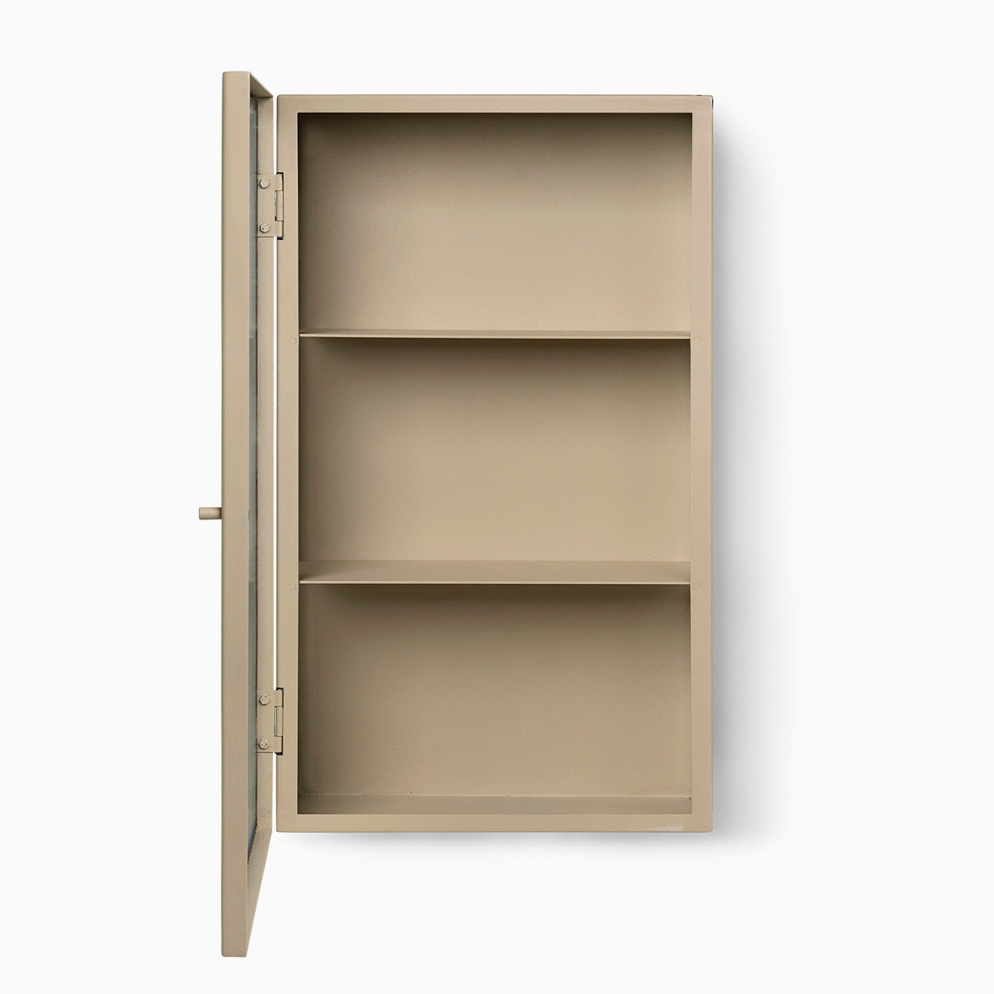 Ferm Living Haze Wall Cabinet Reeded Glass Cashmere