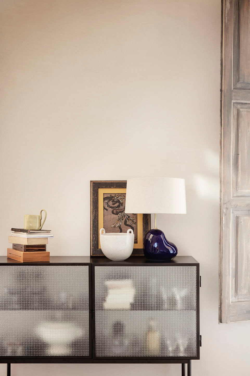 Ferm Living Haze Sideboard Wired Glass Black