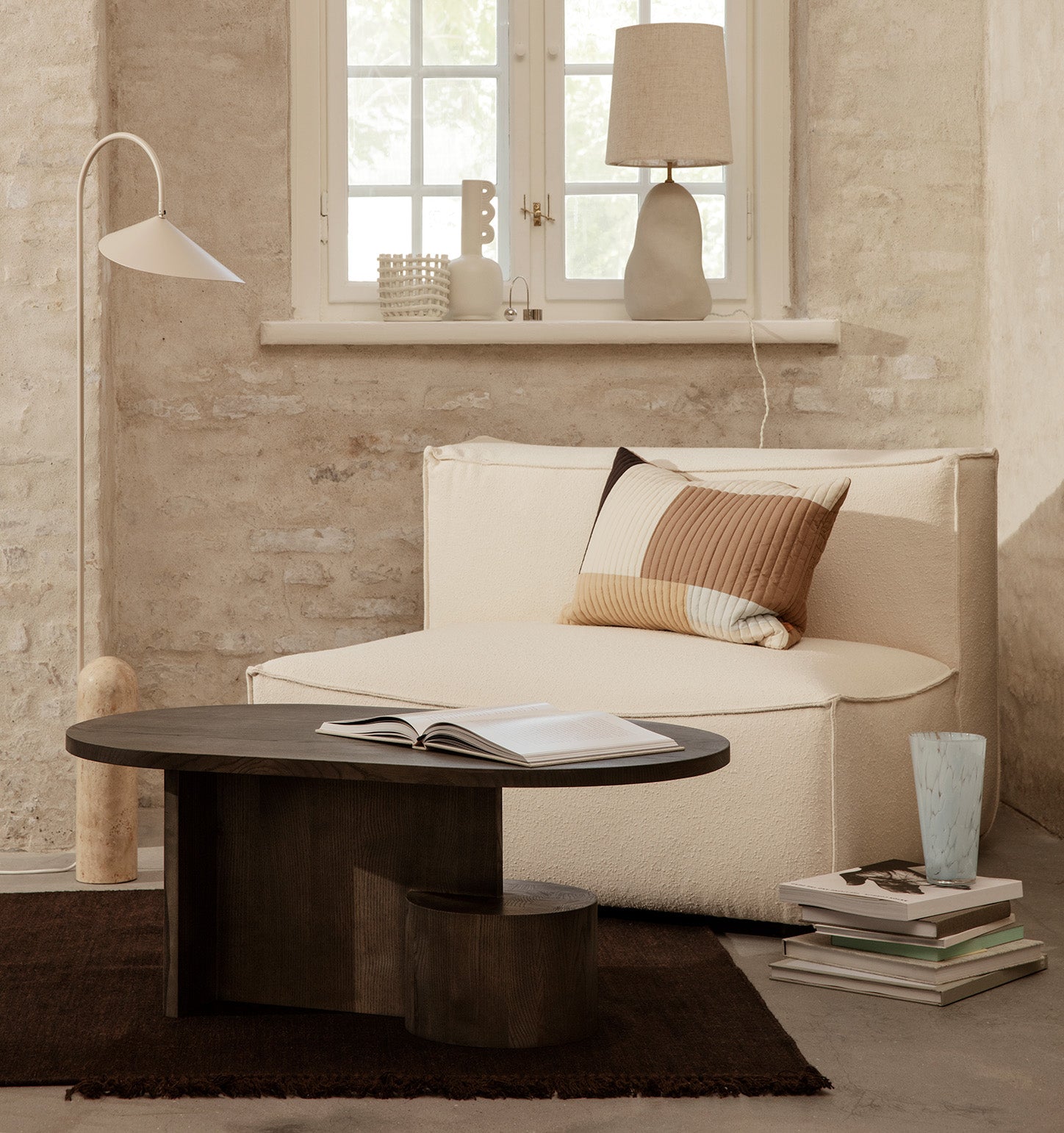 Ferm Living Insert Coffee Table Black Stained Ash