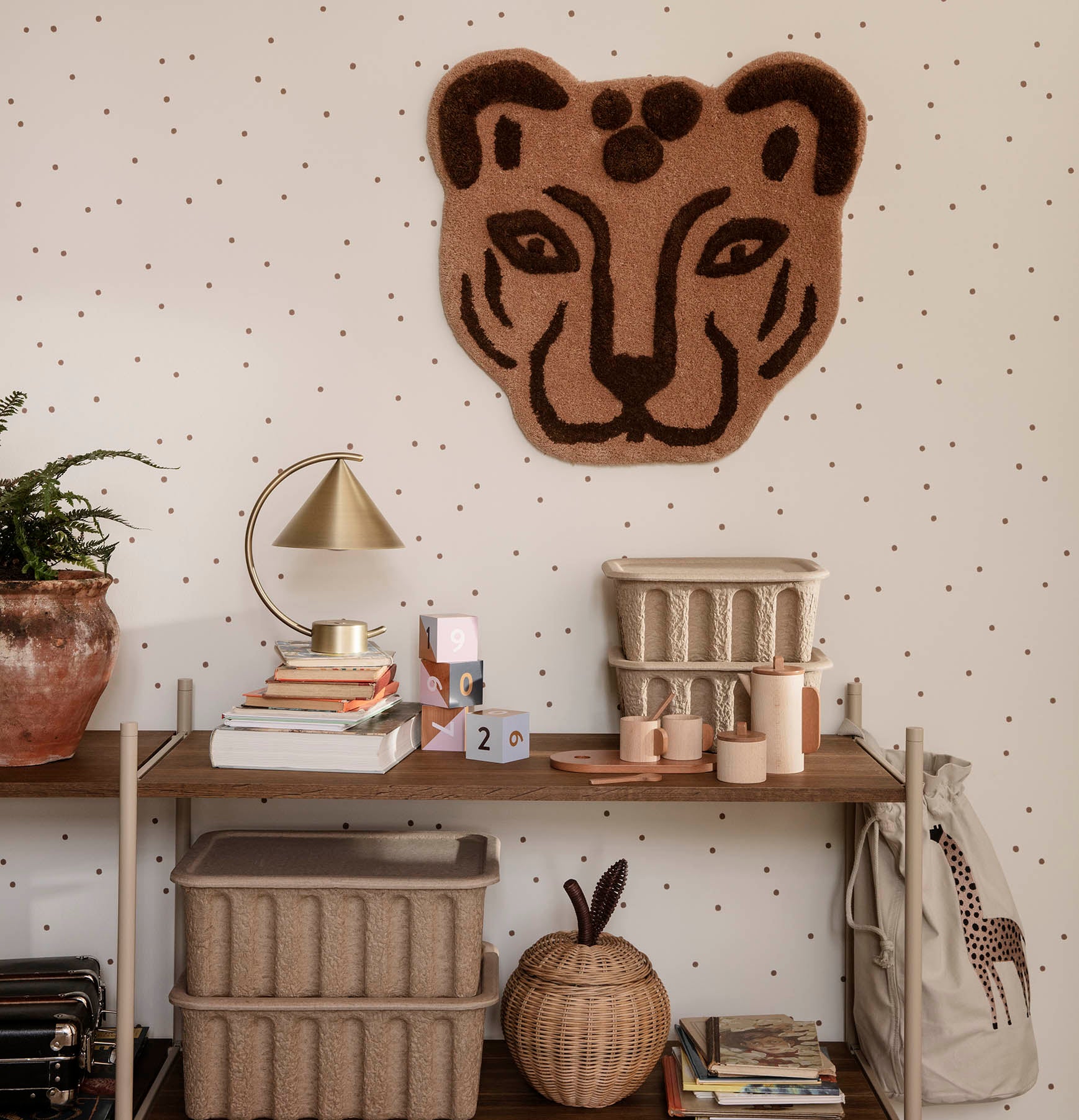 Ferm Living Meridian Lamp Brass