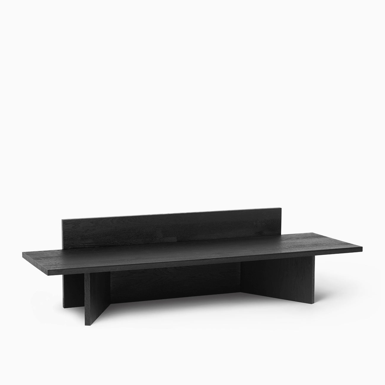Ferm Living Oblique Bench - Black – Arrival Hall