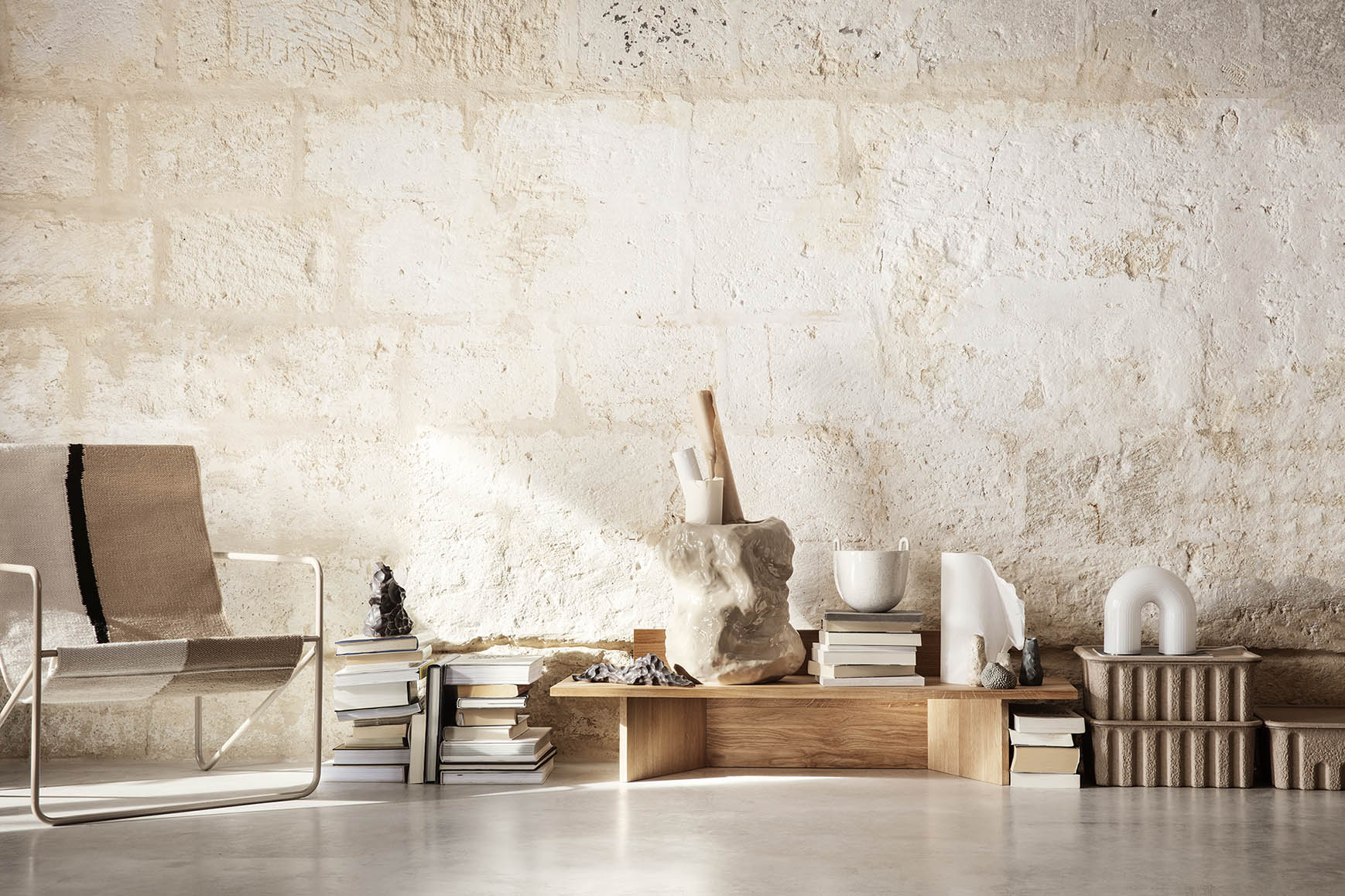 Ferm Living Oblique Bench Oak