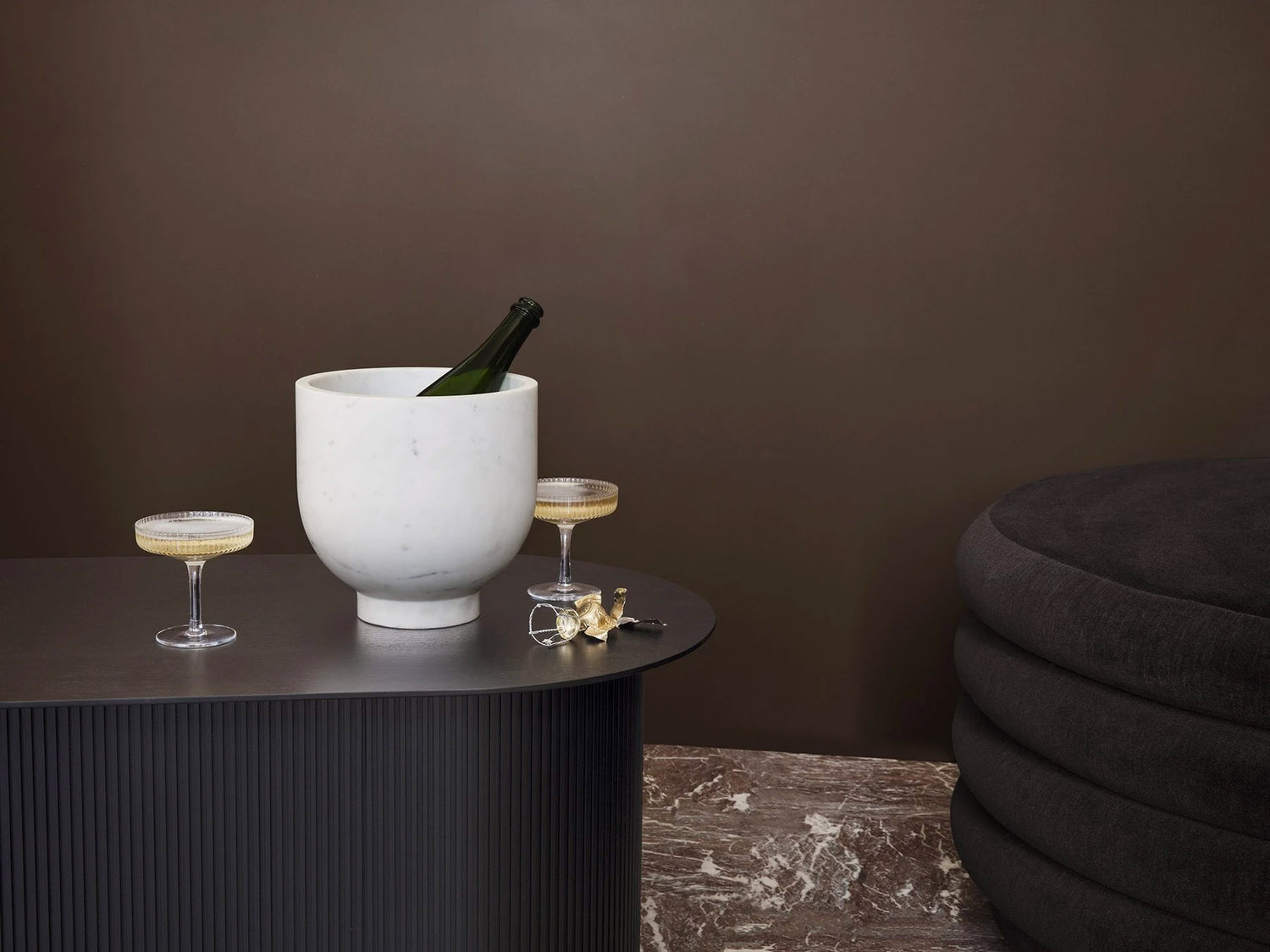 Ferm Living Podia Table - Black – Arrival Hall
