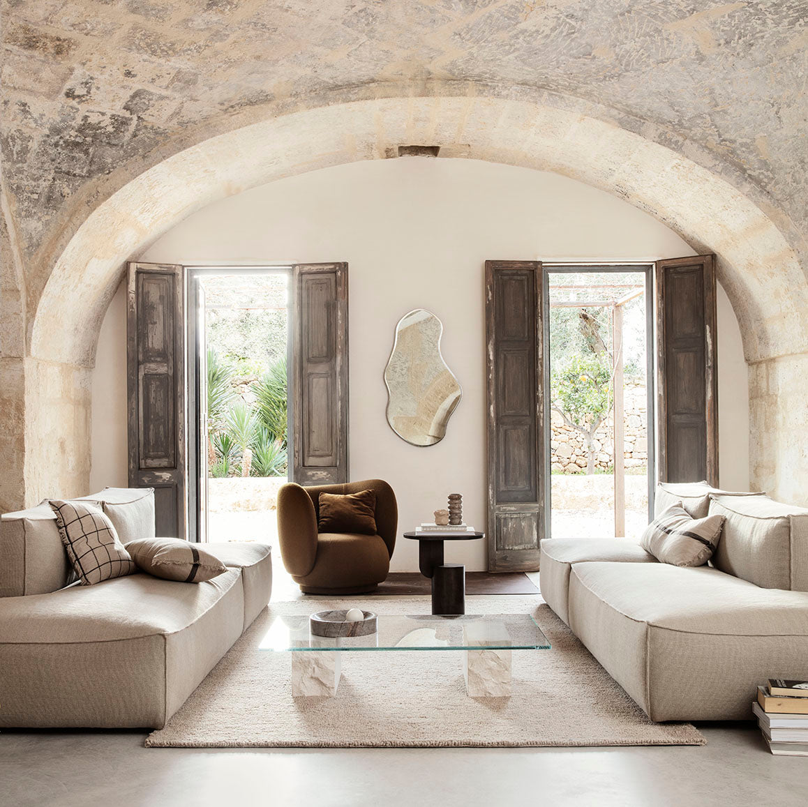 Ferm Living Pond Mirror Large – Arrival Hall