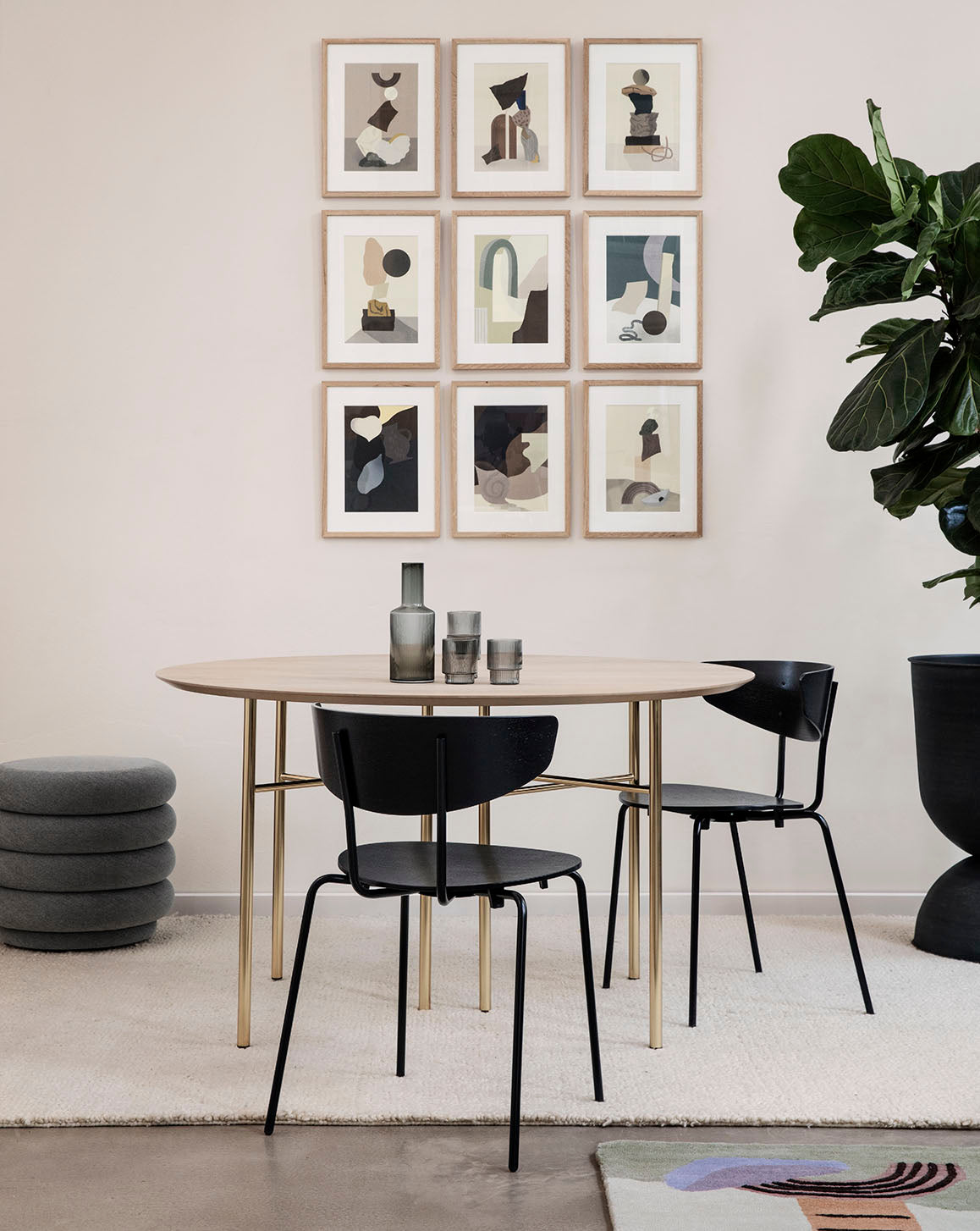 Ferm Living Pouf Round Small 