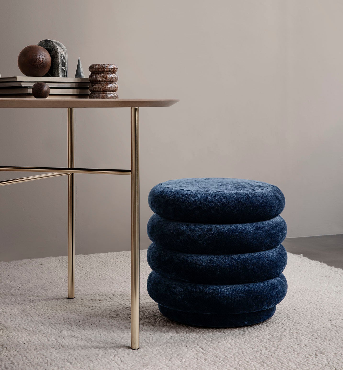 Ferm Living Pouf Round Small 