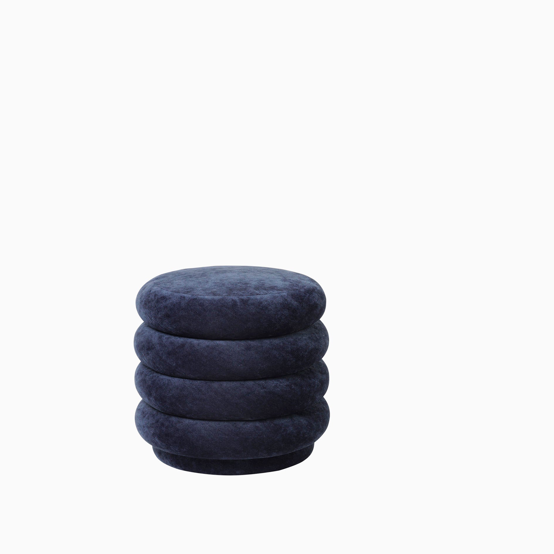 Ferm Living Pouf Round Small Ocean