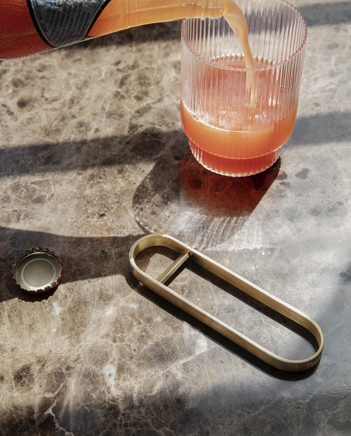 Ferm Living Ripple Glasses Clear