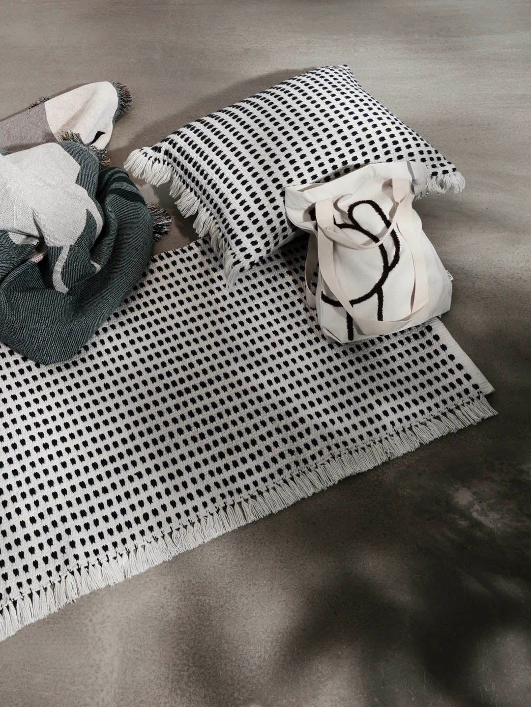 Ferm Living Way Runner Off White