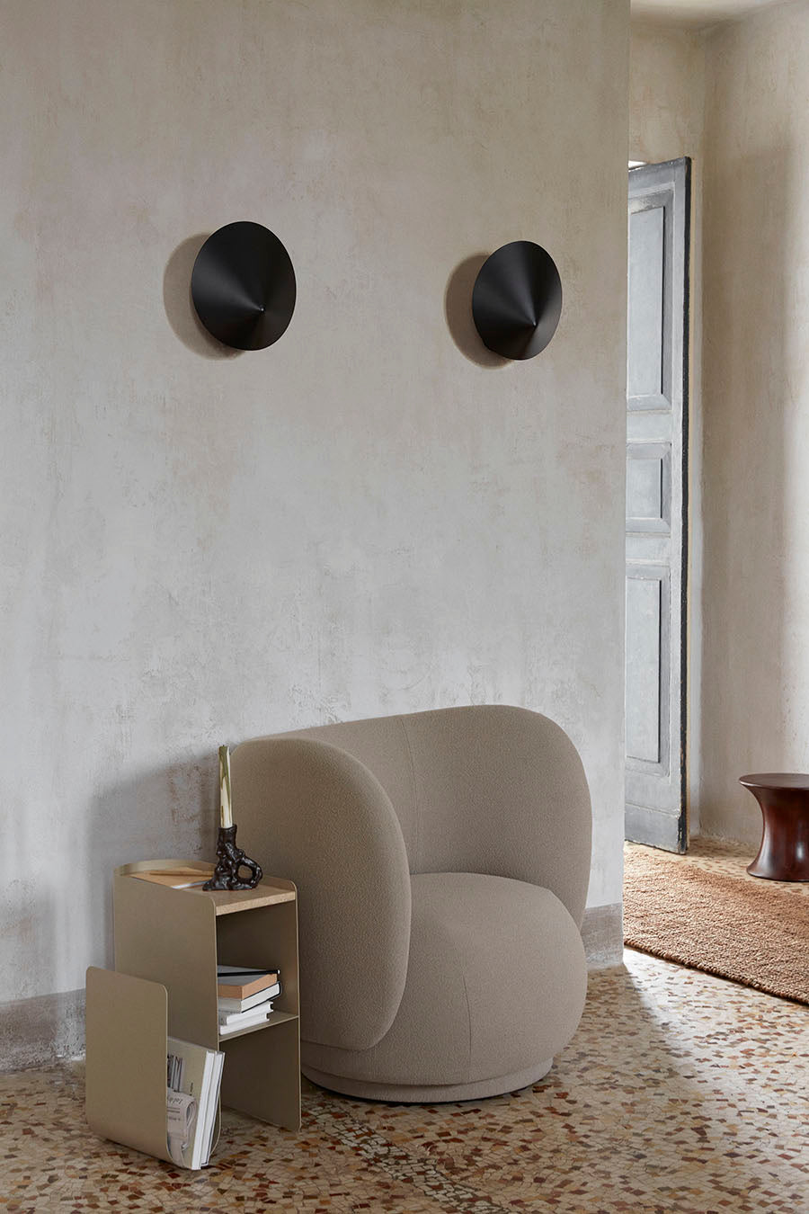 Ferm Living Arum Wall Sconce Black