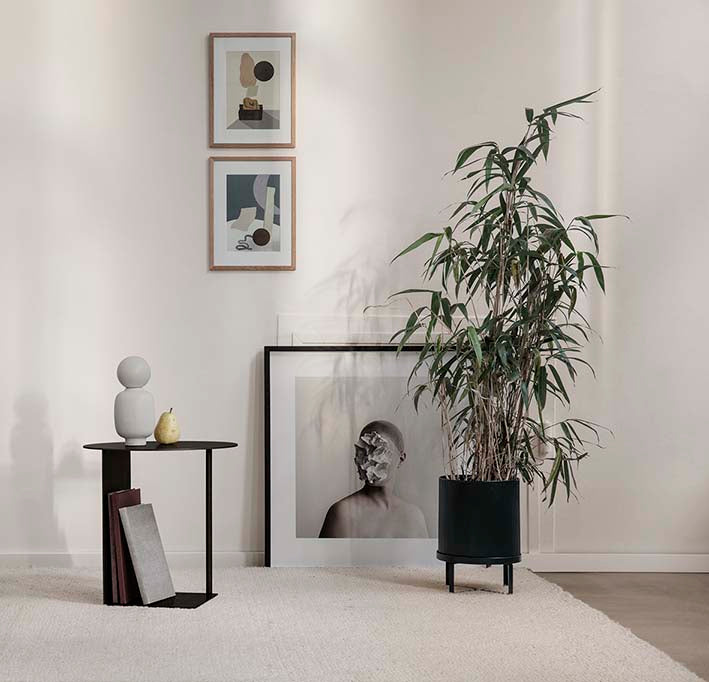 Ferm Living Bau Pot Large Black