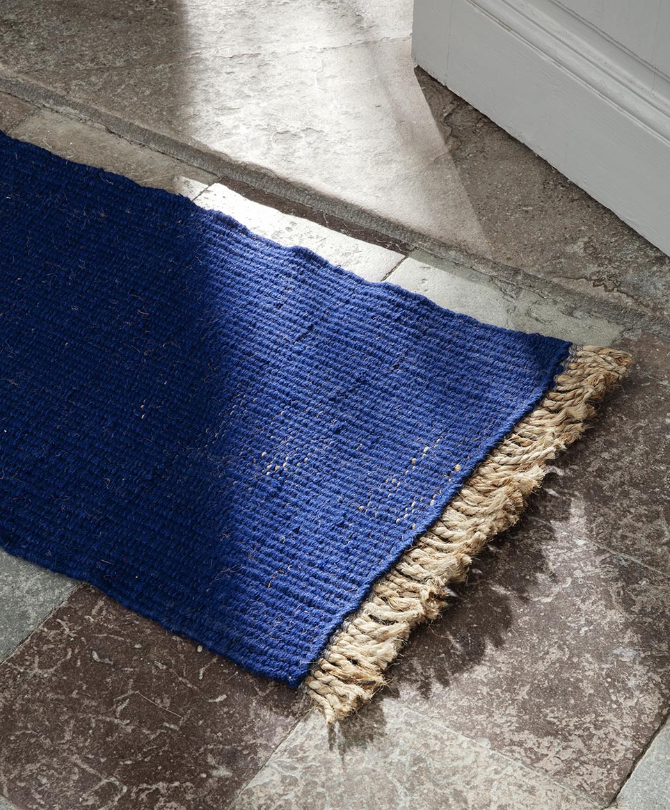 Ferm Living Block Mat Bright Blue