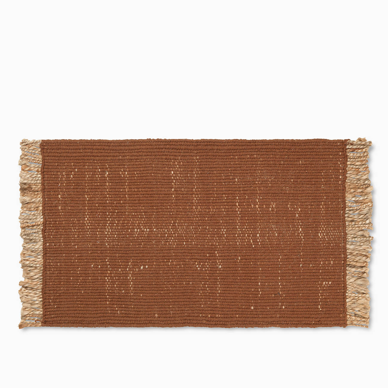 Ferm Living Block Mat Dark Brick