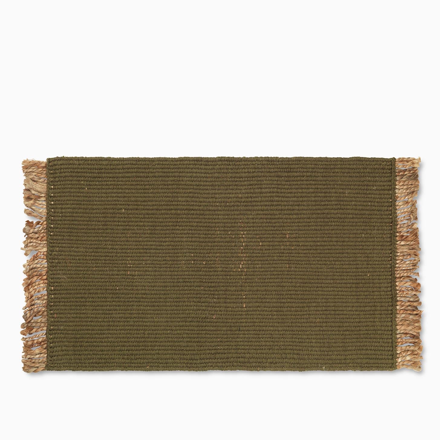 Ferm Living Block Mat Olive Natural
