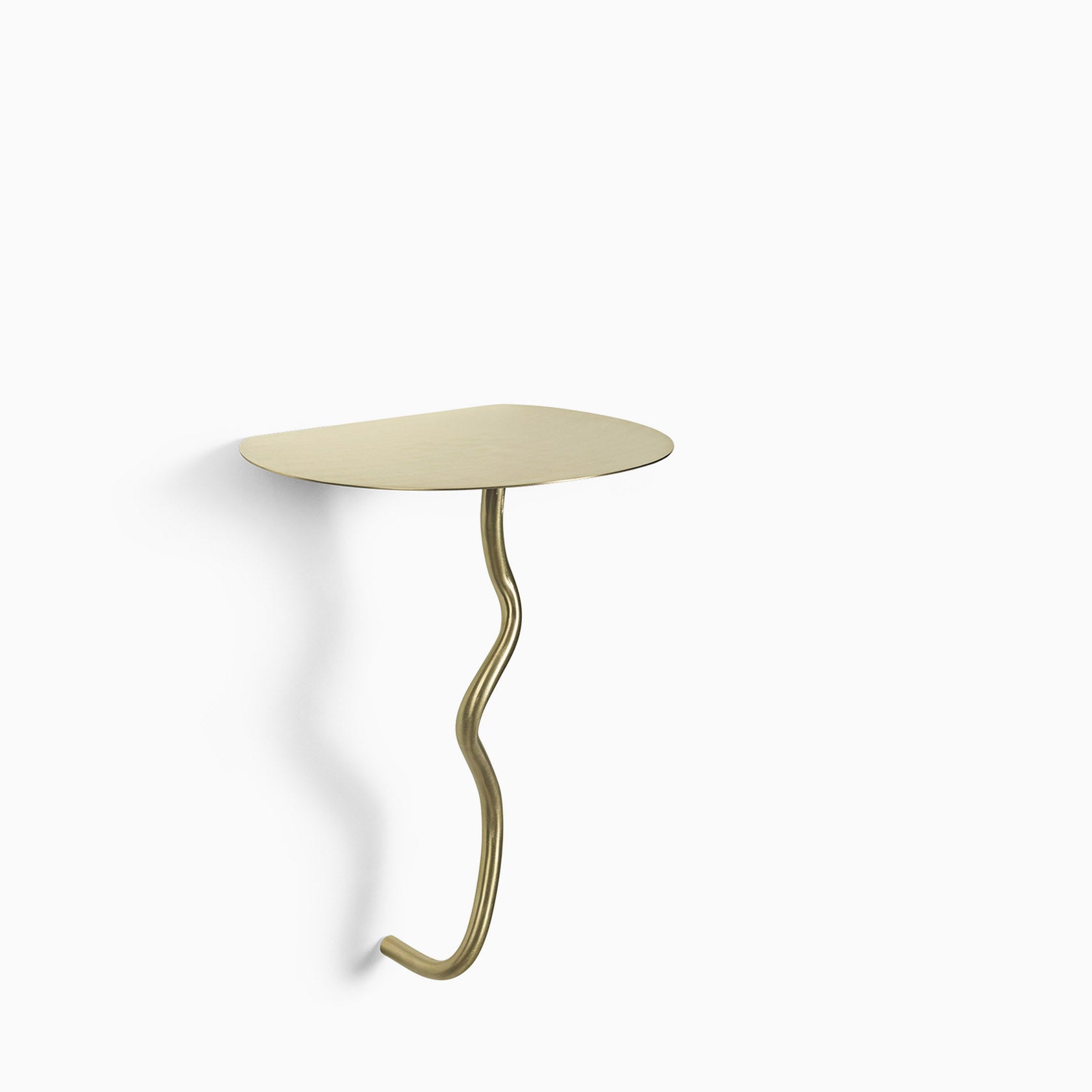 Ferm Living Curvature Wall Table Brass