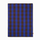 Ferm Living Grand Quilted Blanket Choco Bright Blue