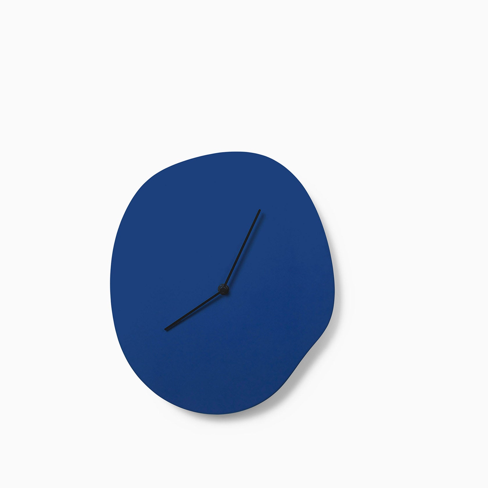 Ferm Living Melt Wall Clock blue