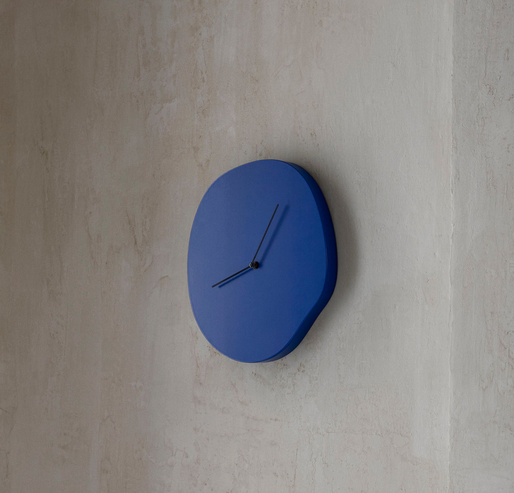 Ferm Living Melt Wall Clock blue