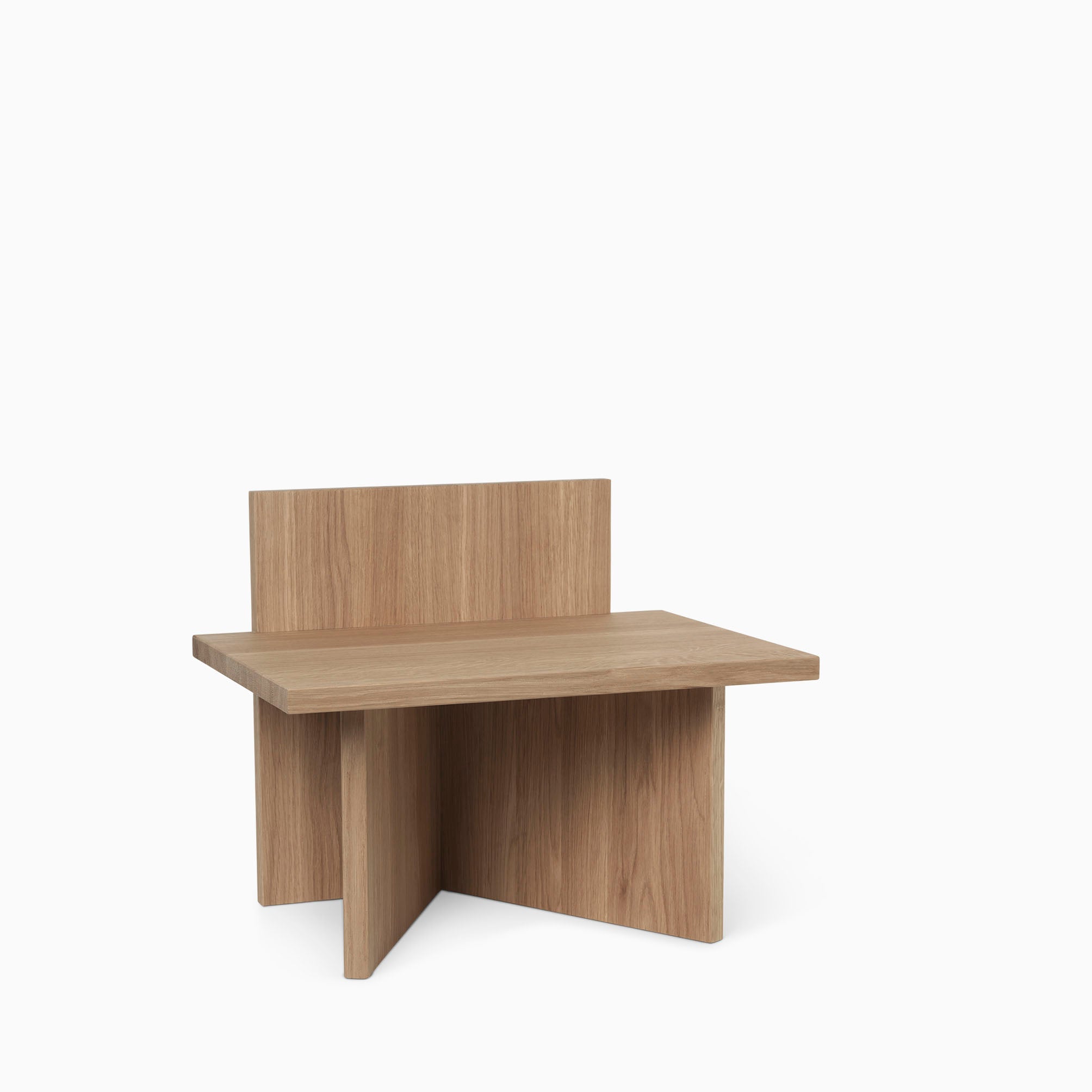 Ferm Living Oblique Stool - Oak – Arrival Hall