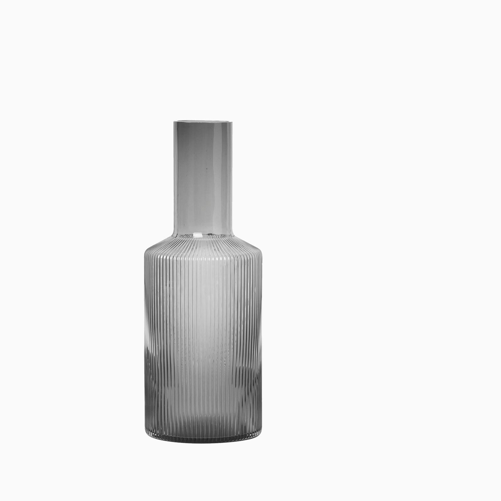 Ferm Living Ripple Carafe Smoked Grey