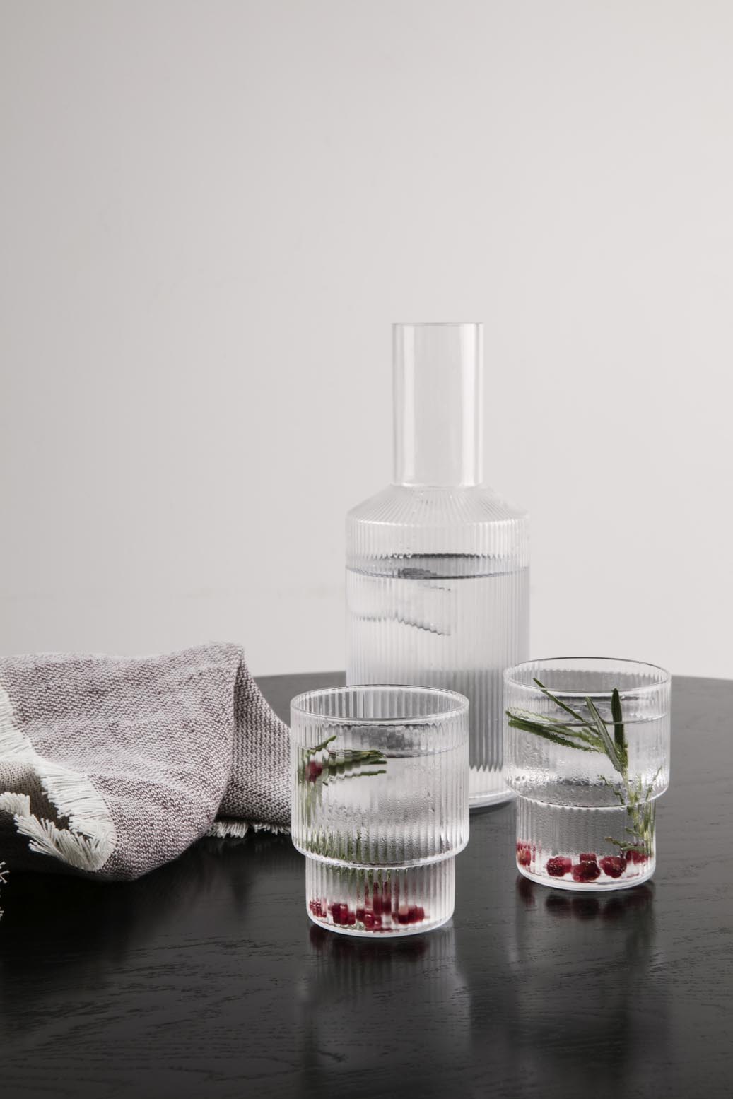 Ferm Living Short Ripple Glasses