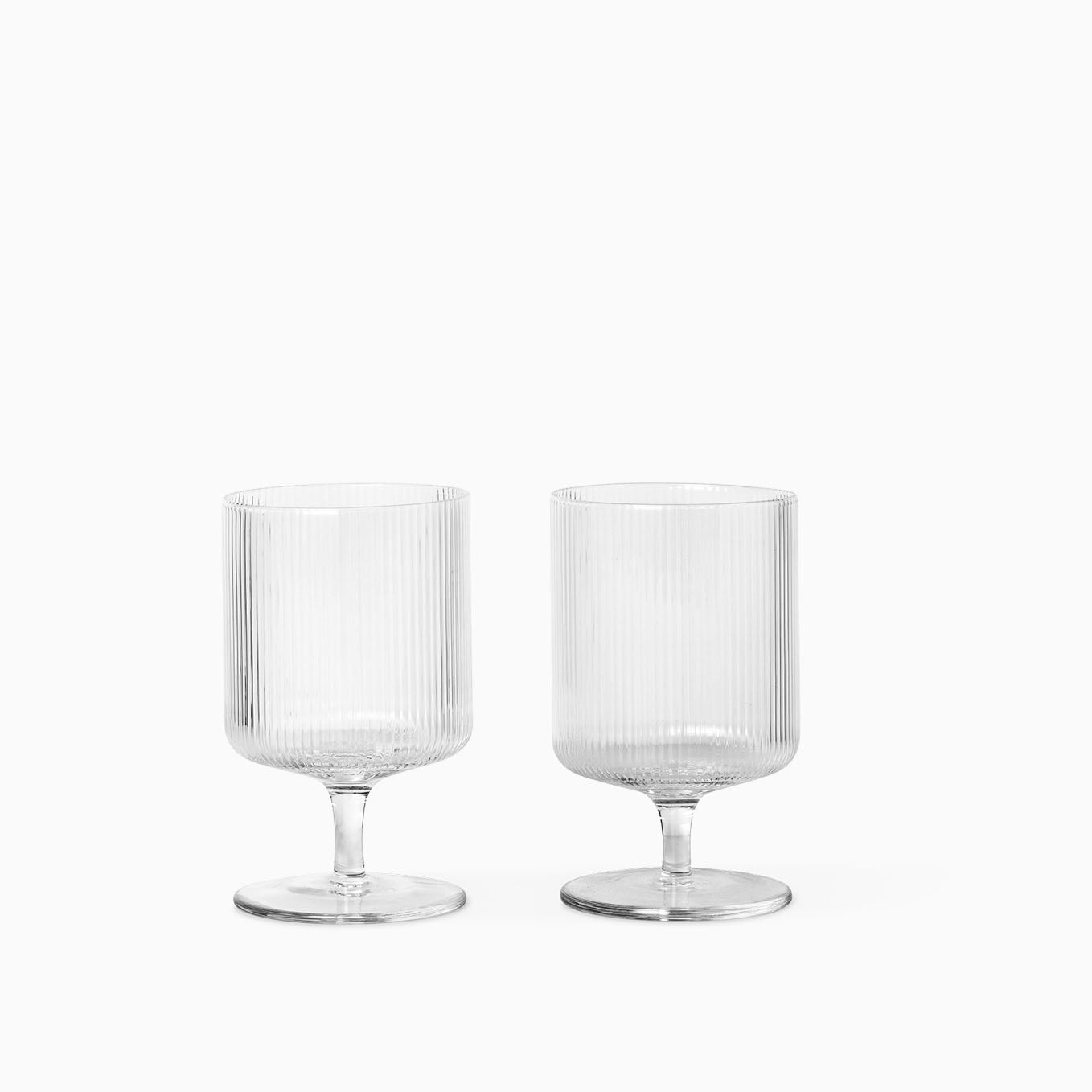 Ferm Living Ripple Wine Glassses