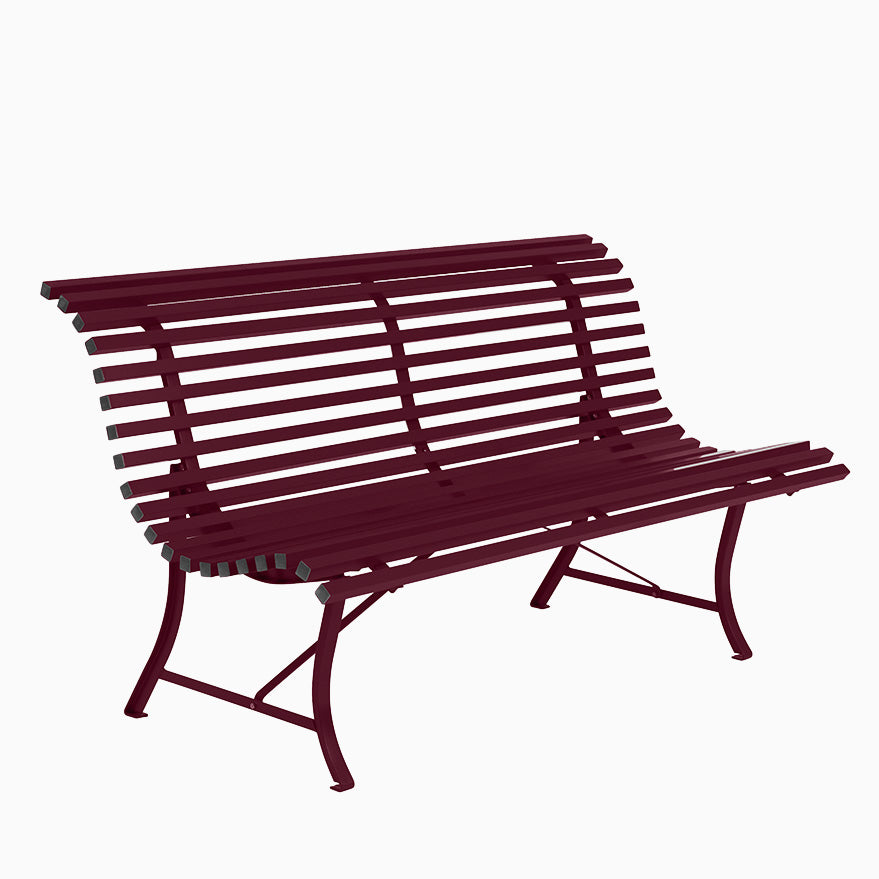 Fermob Louisiane Bench 150cm Black Cherry