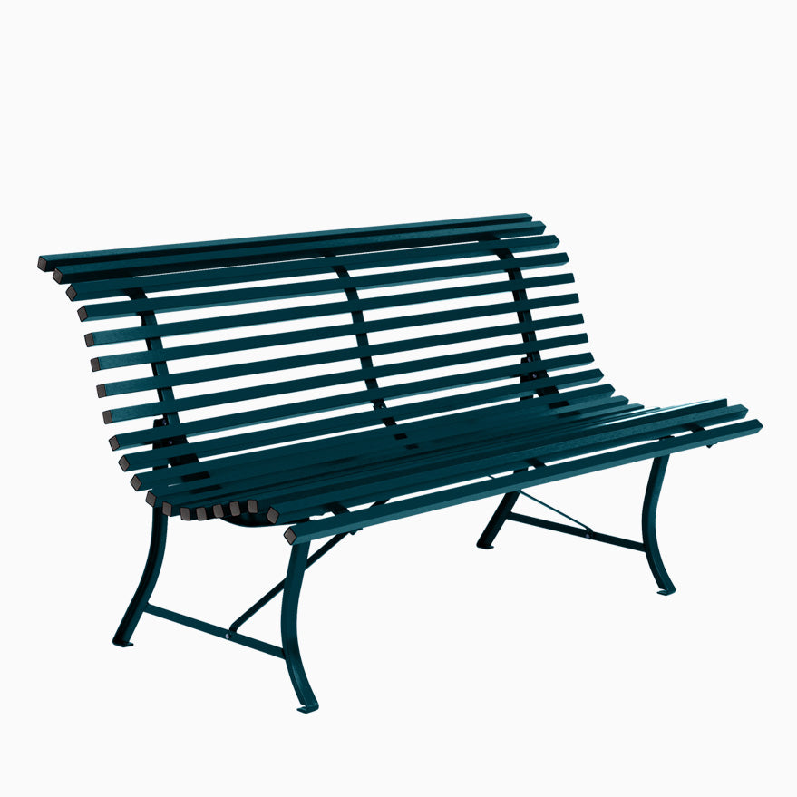 Fermob Louisiane Bench 150cm Acapulco Blue