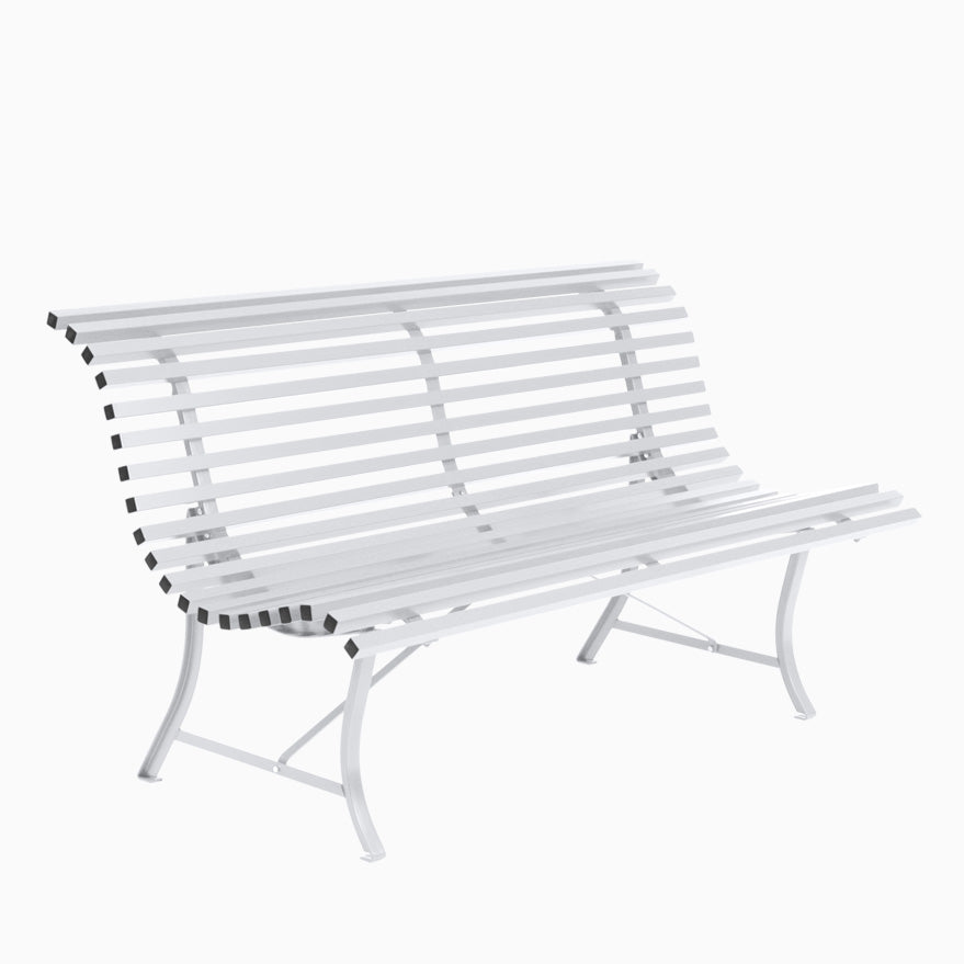 Fermob Louisiane Bench 150cm Cotton White