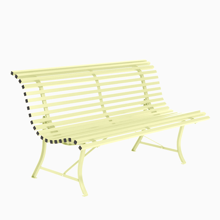 Fermob Louisiane Bench 150cm Frosted Lemon