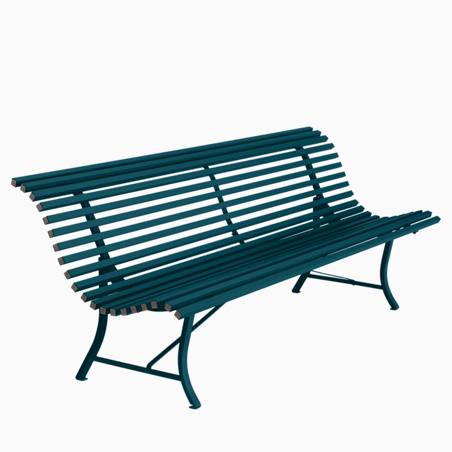 Fermob Louisiane Bench 200cm Acapulco Blue