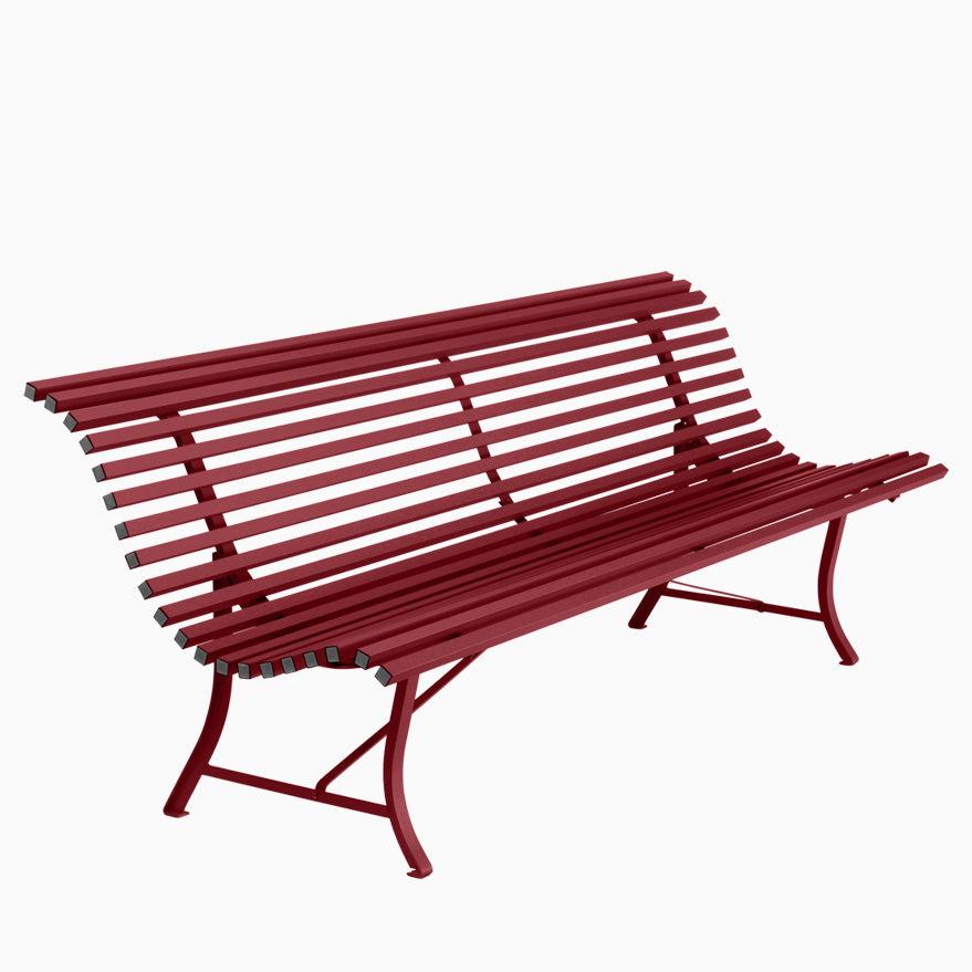 Fermob Louisiane Bench 200cm Chili
