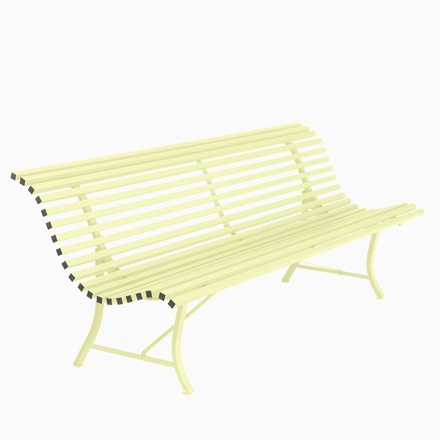 Fermob Louisiane Bench 200cm Frosted Lemon